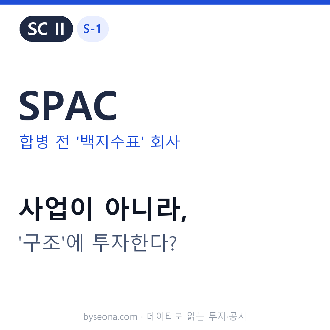 [미국 공시] Southern Cross II 스팩 S-1 — 사업이 아니라 ‘구조’에 투자하는 IPO